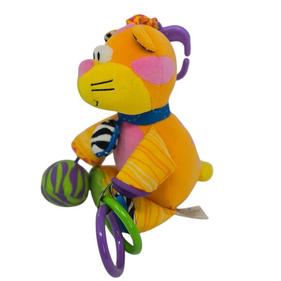 Lamaze Crazy Cat Baby Sensory Developmental Clip‎ On Stuffed Animal Plush Toy - Picture 6 of 8
